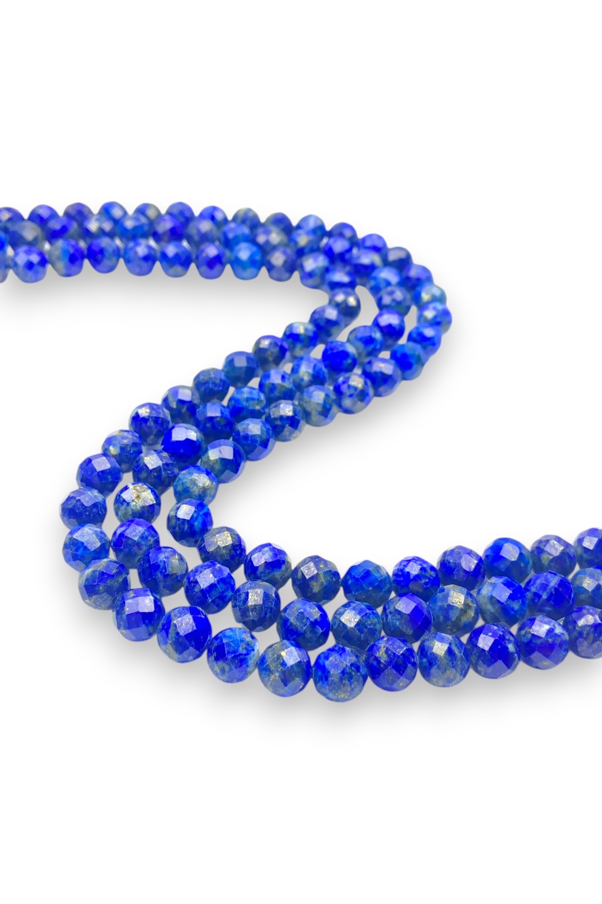 8MM FASET KESİM LAPİS LAZULİ DİZİ (AA KALİTE)