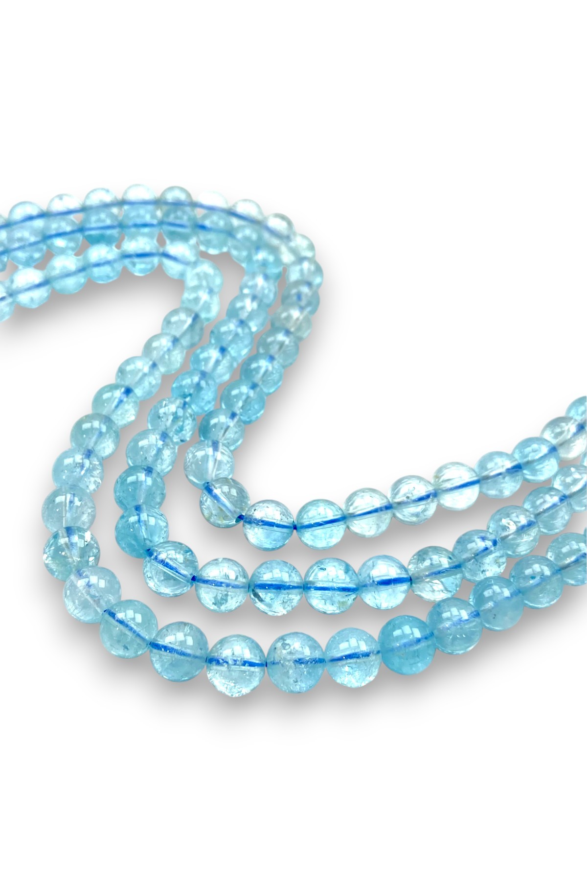 8MM 5A+ KALİTE MAVİ TOPAZ DİZİ
