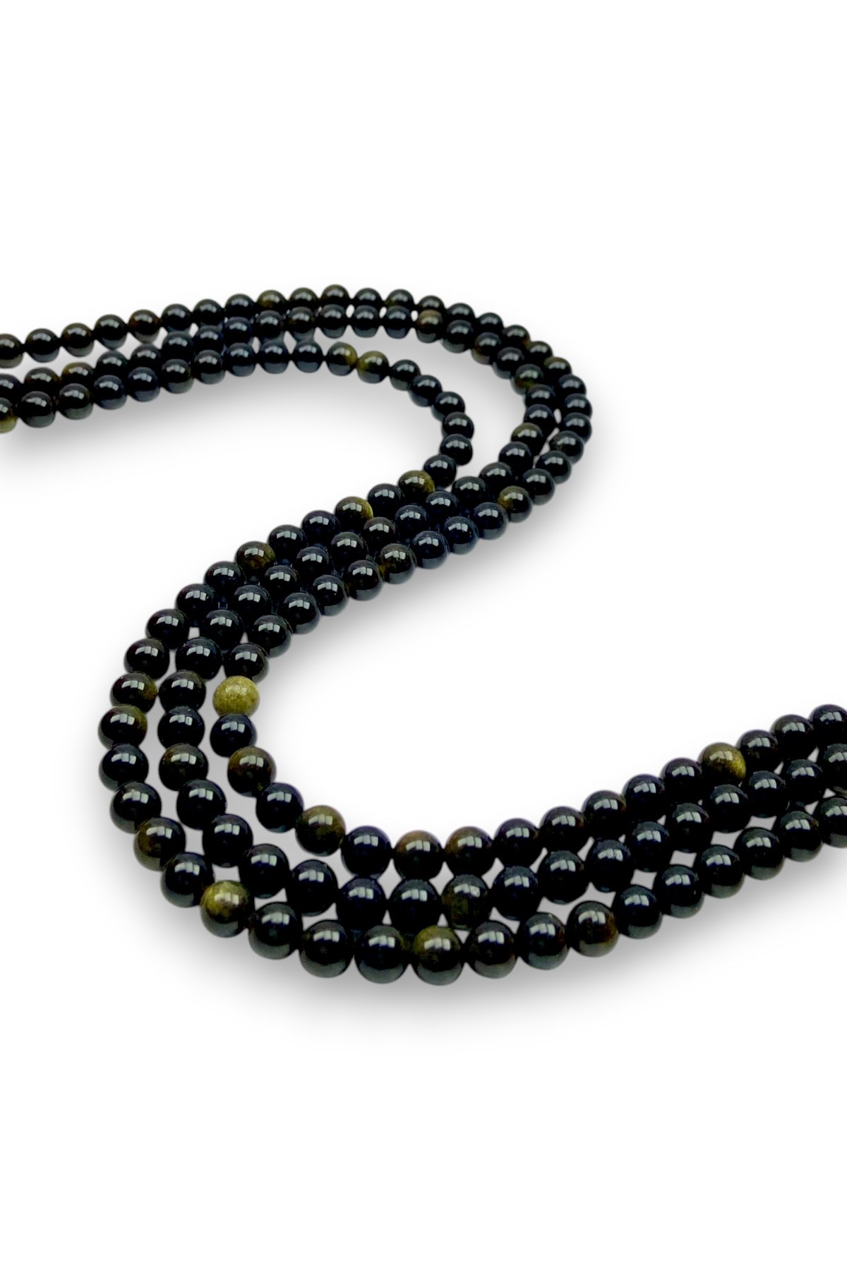 6MM GOLD OBSİDYEN DİZİ