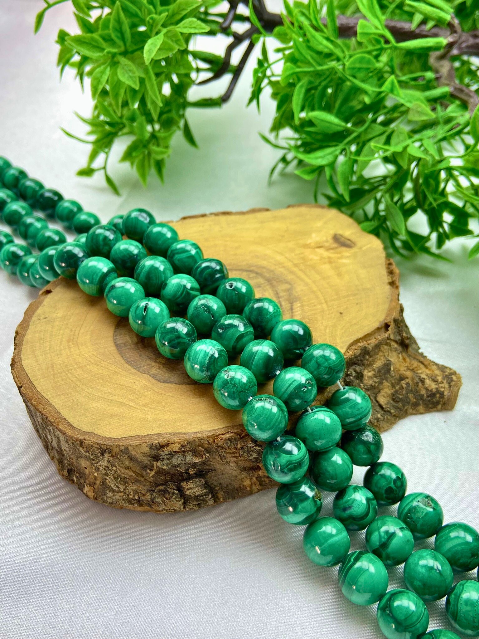 10MM MALAHİT DİZİ