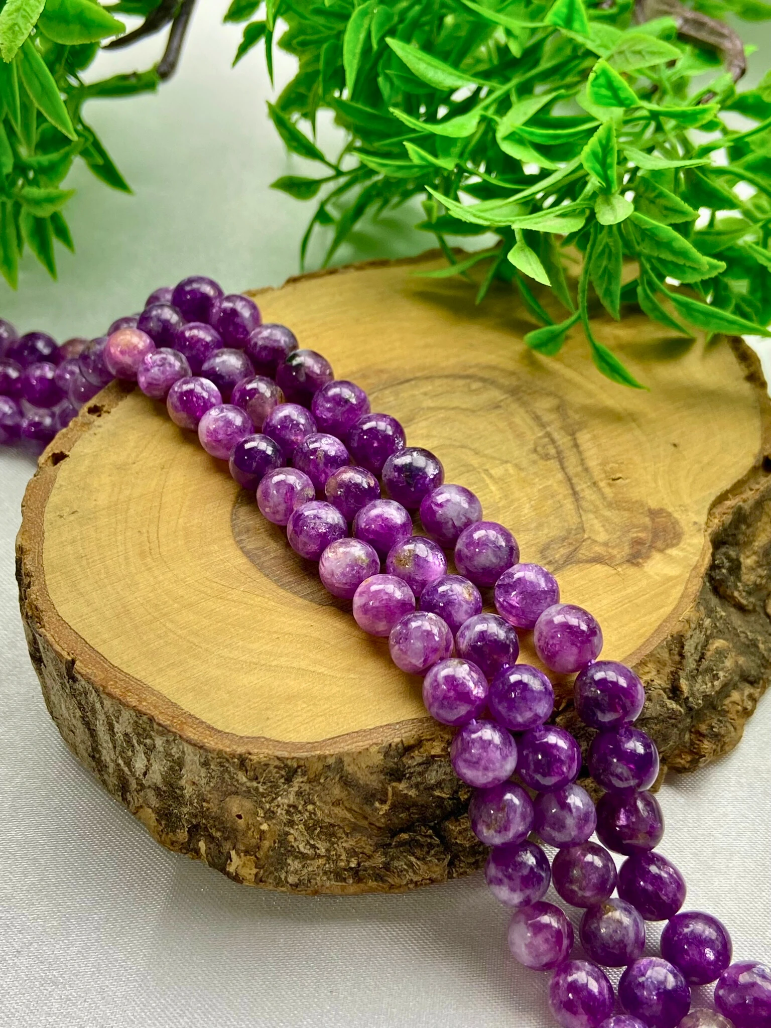 AA+ 6MM LEPİDOLİT DİZİ