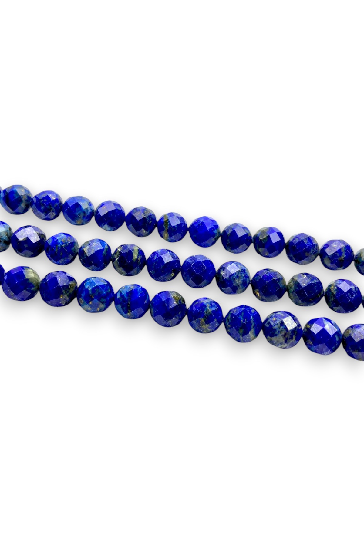 10MM FASET KESİM LAPİS LAZULİ DİZİ (AA KALİTE)