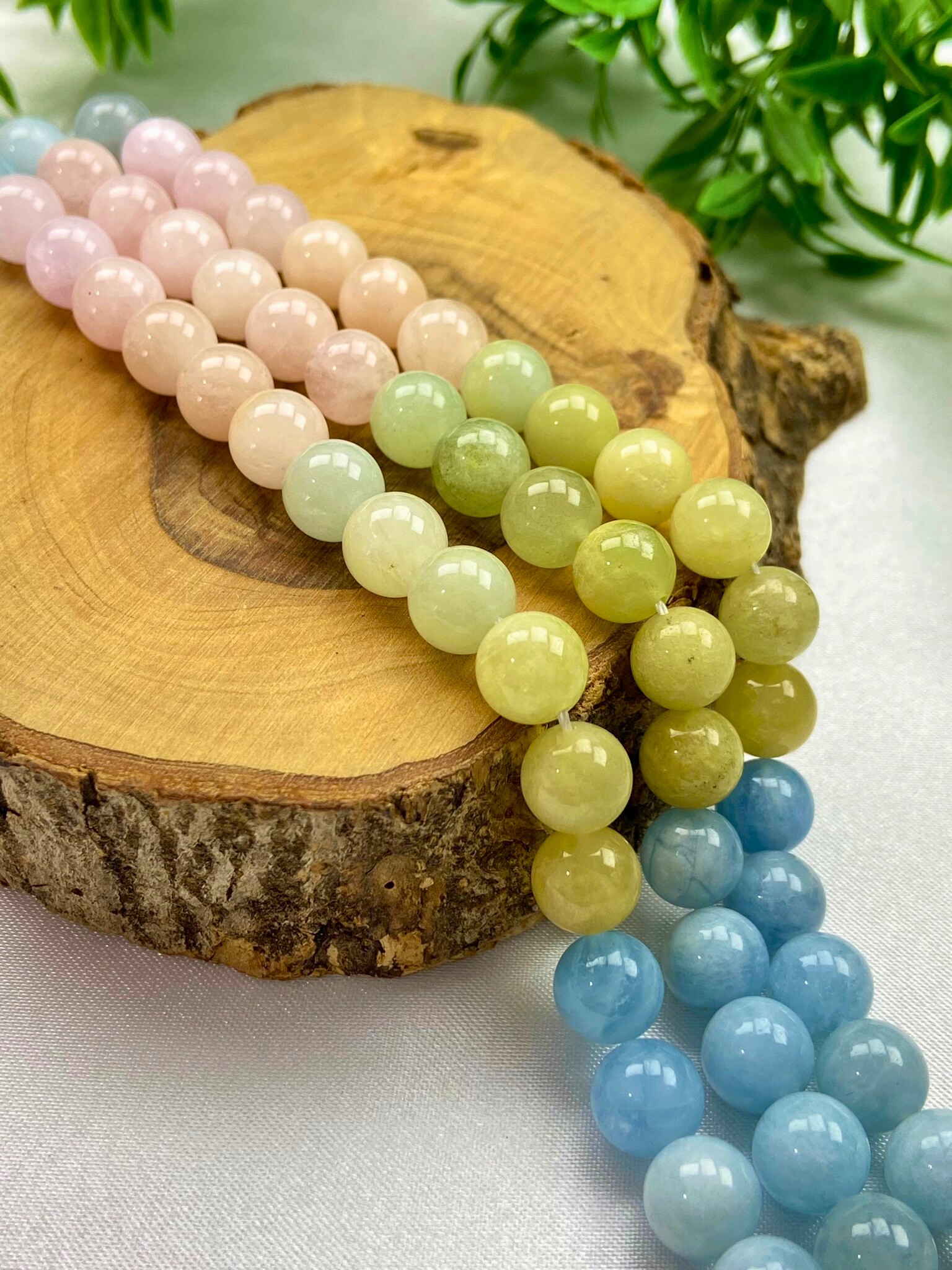 8MM RAİNBOW MORGANİT DİZİ