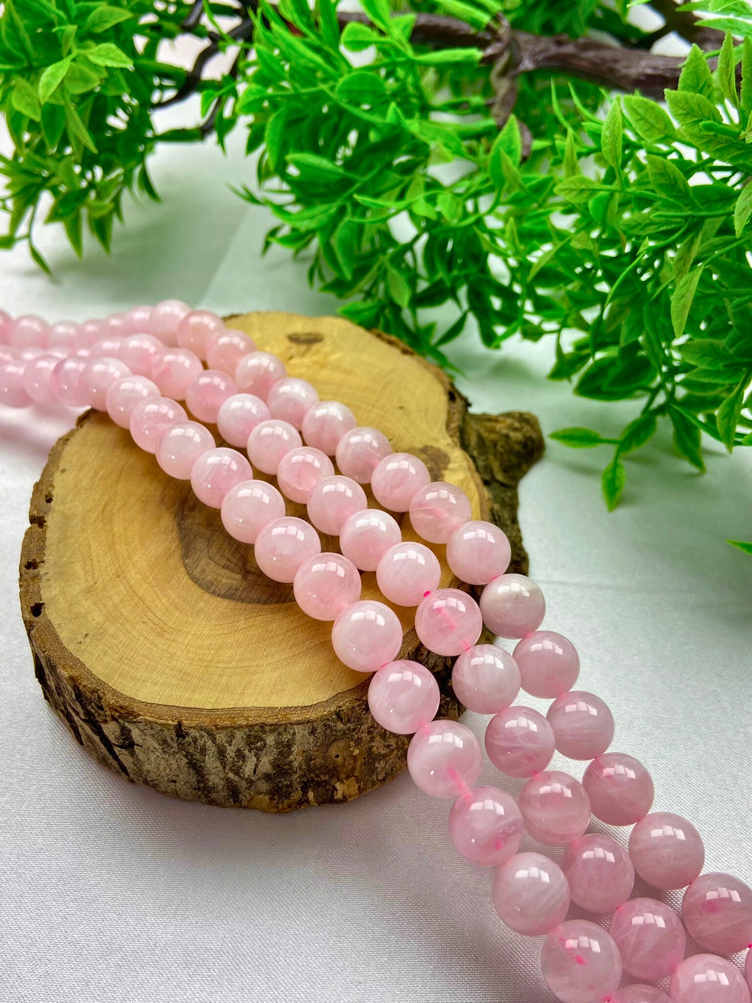 10MM MADAGASKAR PEMBE KUVARS DİZİ