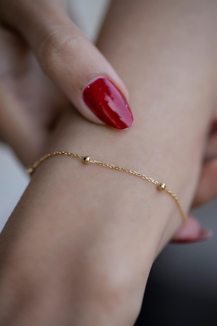 Top Model Gold Plated Chain Bracelet