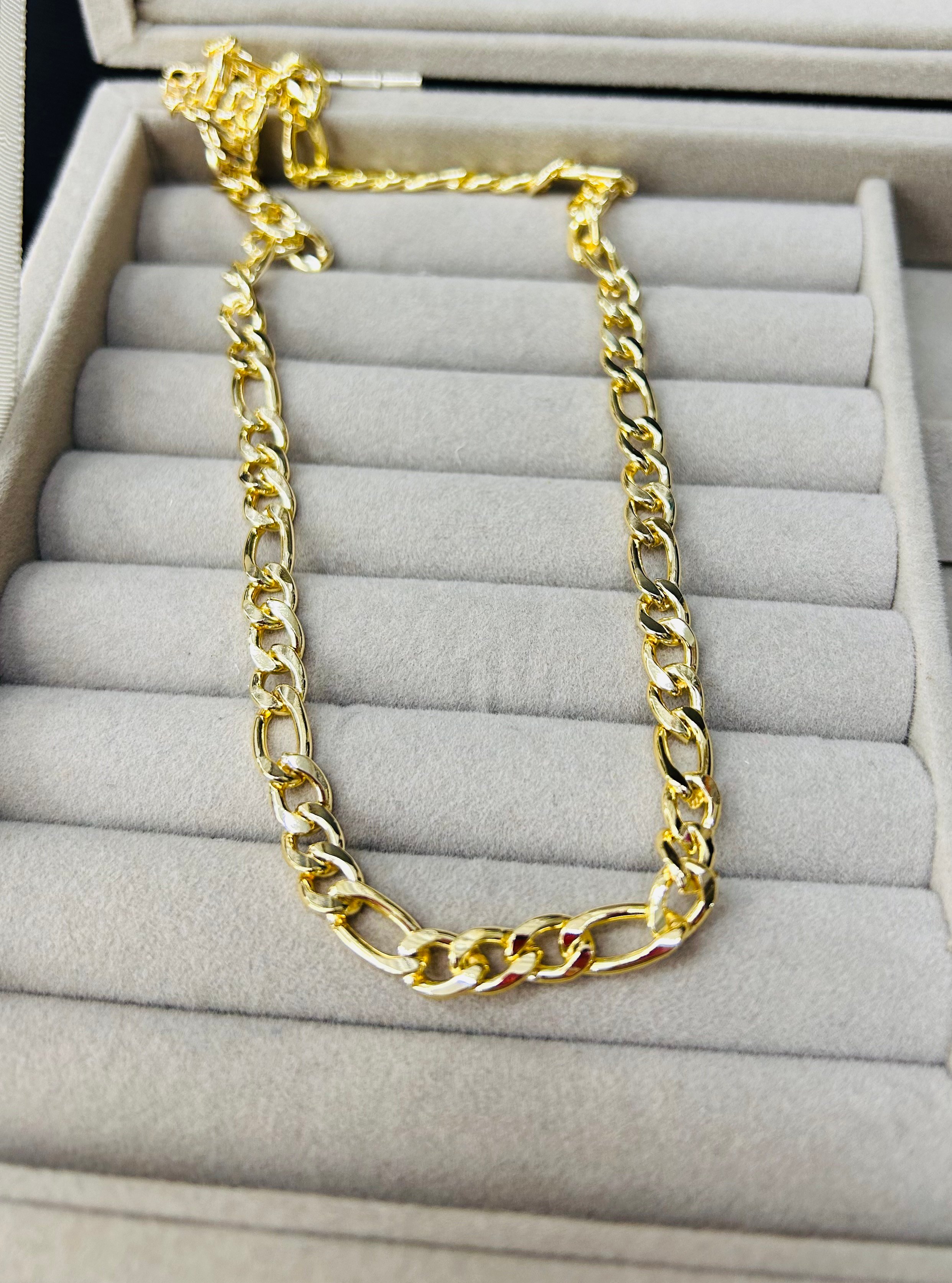 Vip Gol Figaro Necklace 45 cm