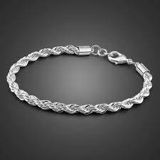 Steel Rope Chain Twist Bracelet for Women