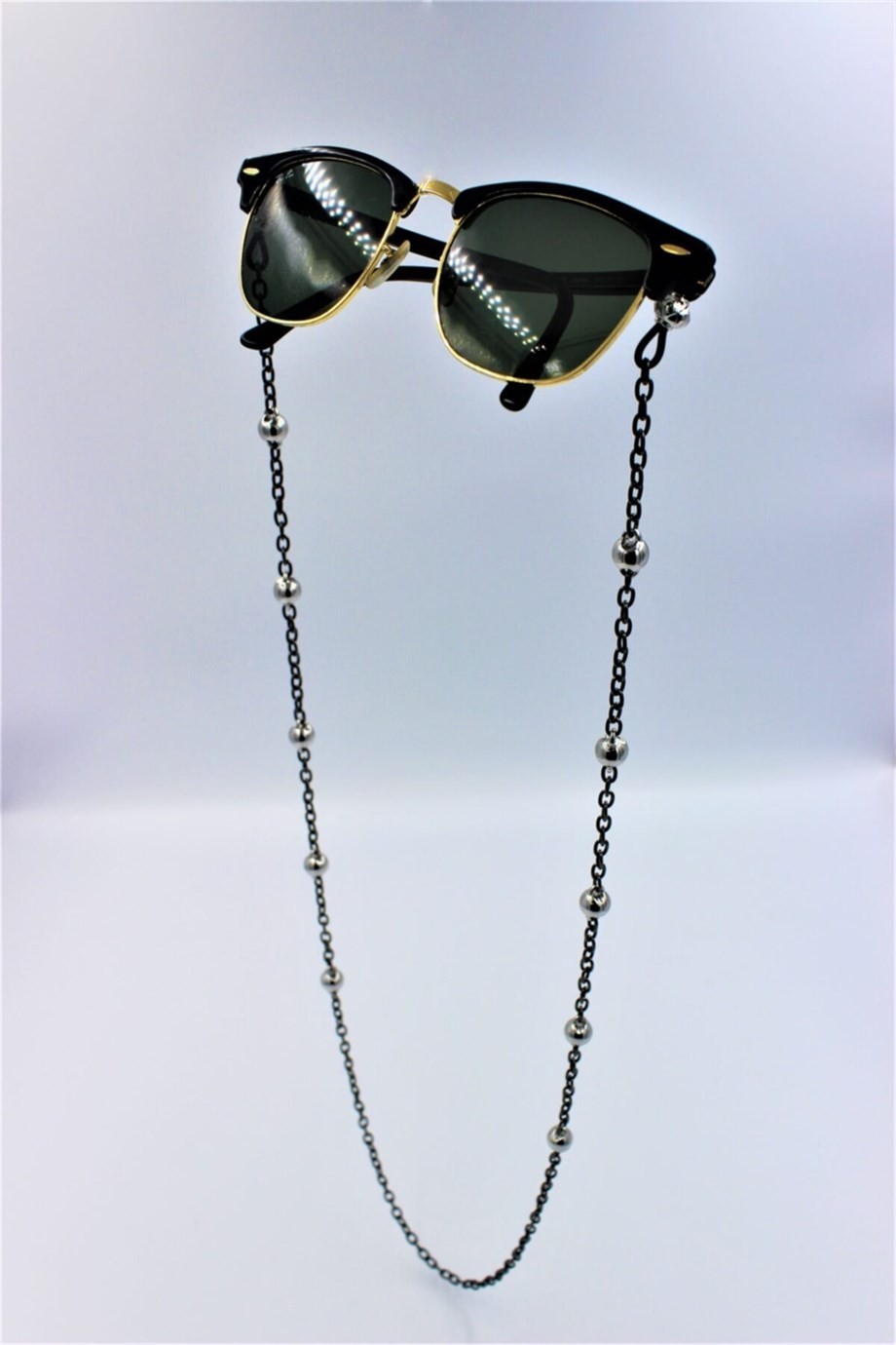 Unisex Black Bulk Glasses Chain