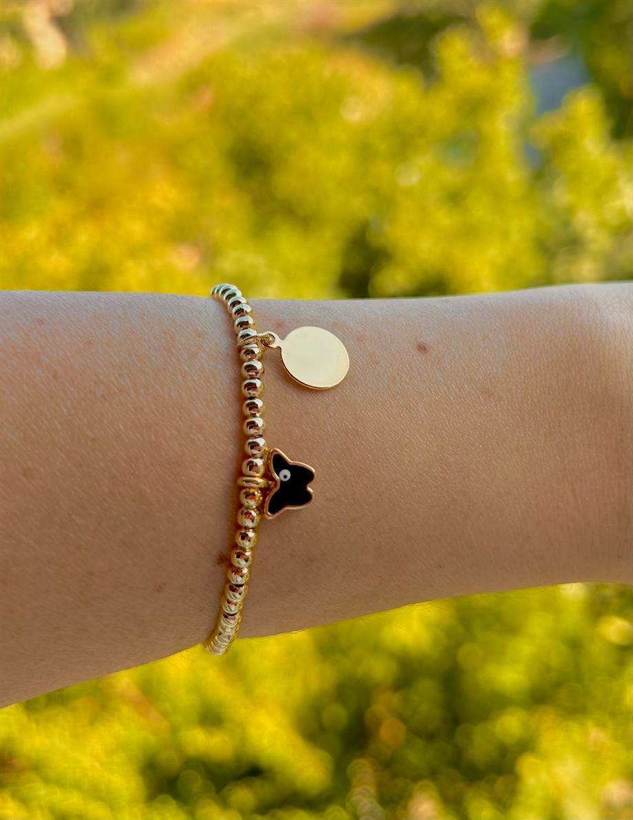 Gold Top Butterfly Bracelet