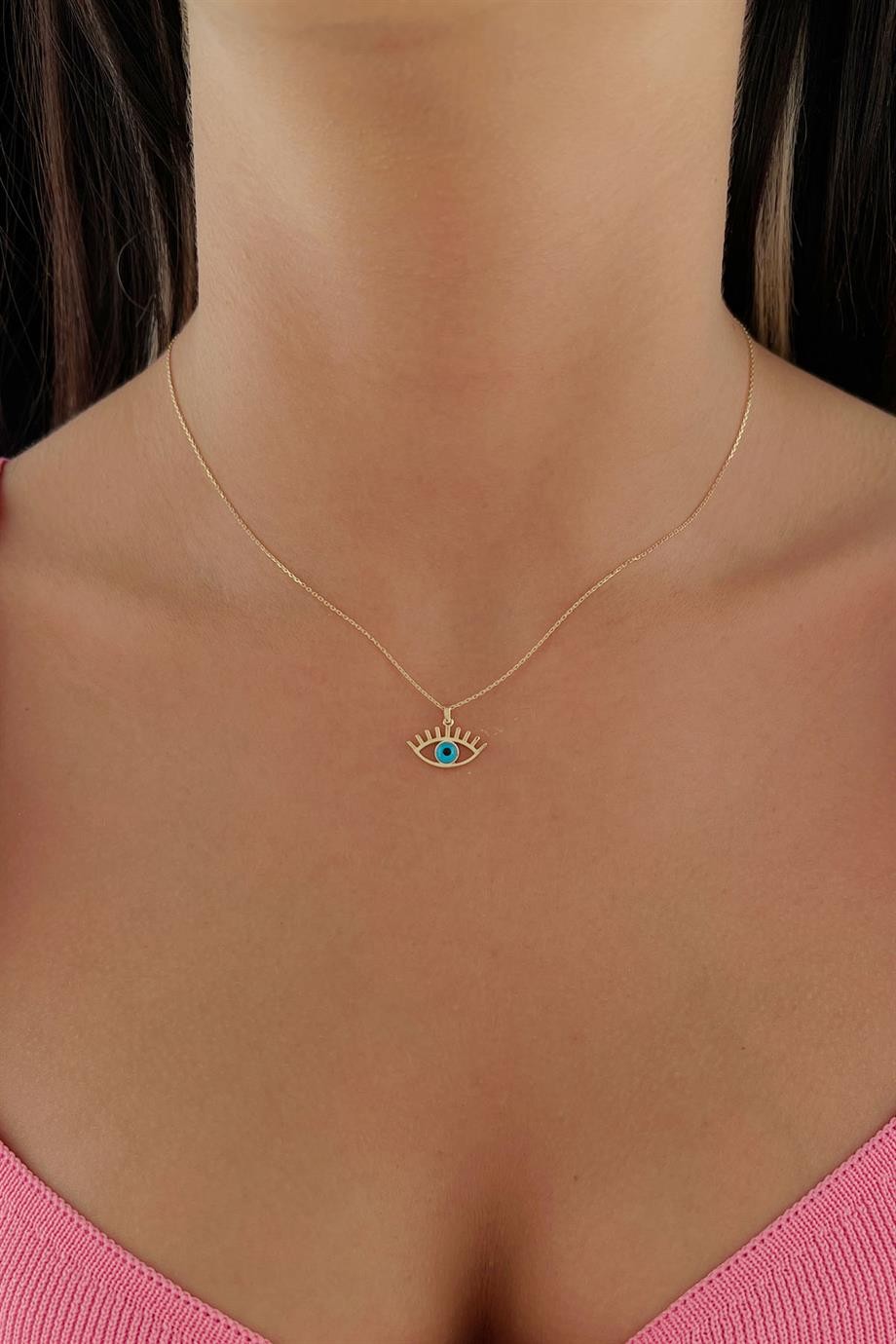 Woman Eye Necklace