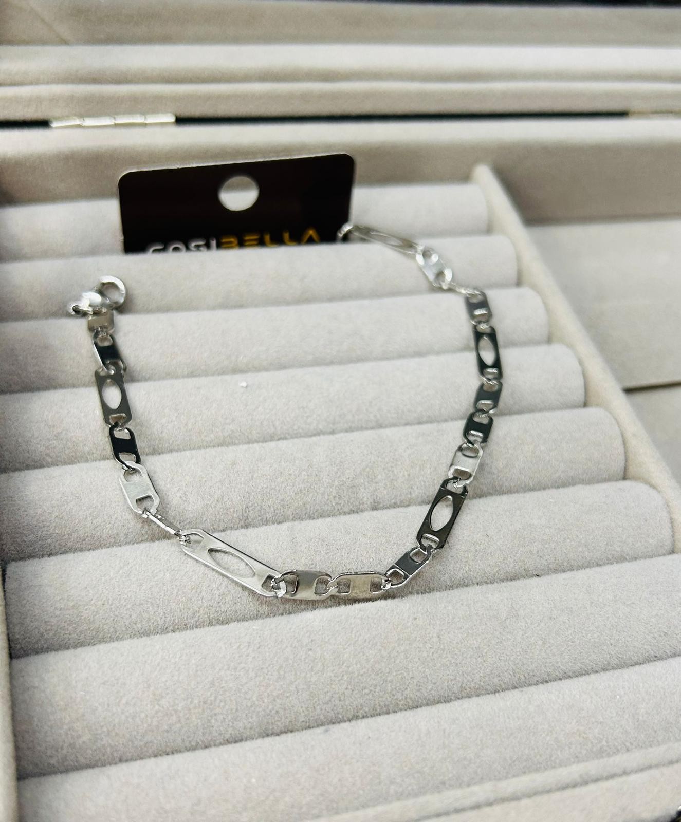 Steel Men's Silver Color Bracelet