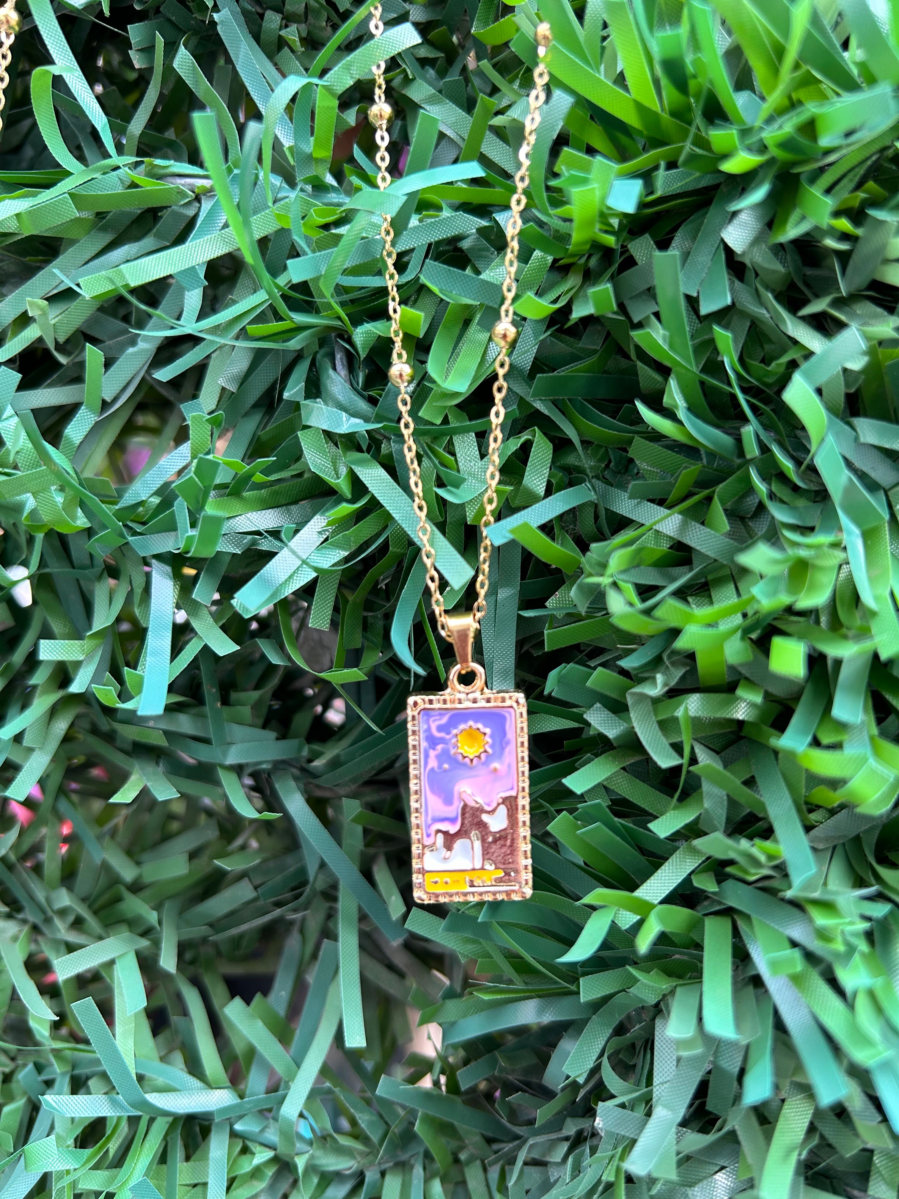 Çelik Tarot Kolye