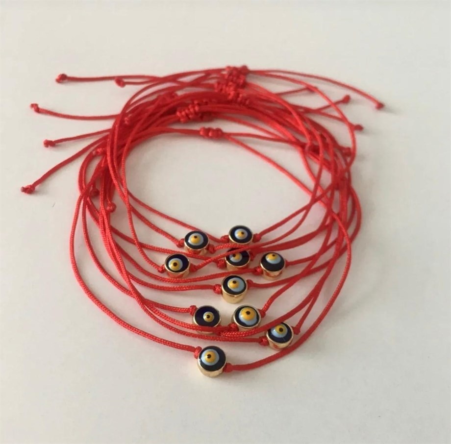 Gift Evil Eye Beaded Red Rope Bracelet