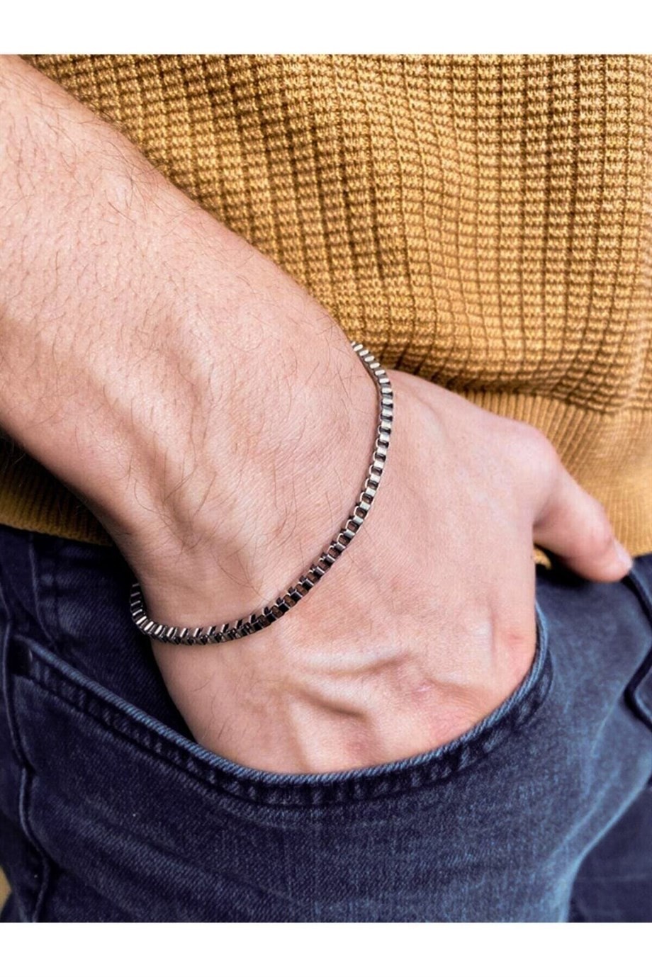 Cube Model Sports Men's Bracelet Chain