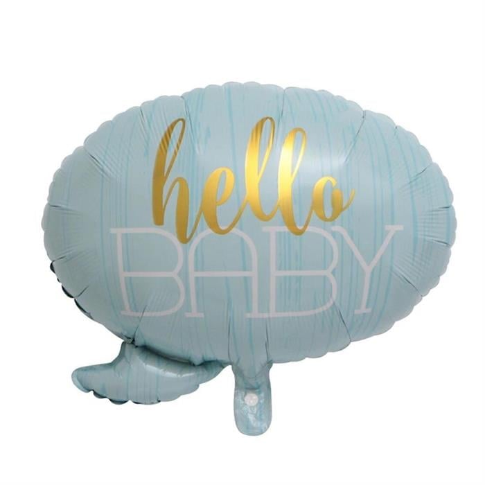 Hello Baby Mavi Folyo Balon