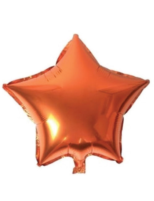 Bakır Renk Yıldız Folyo Balon