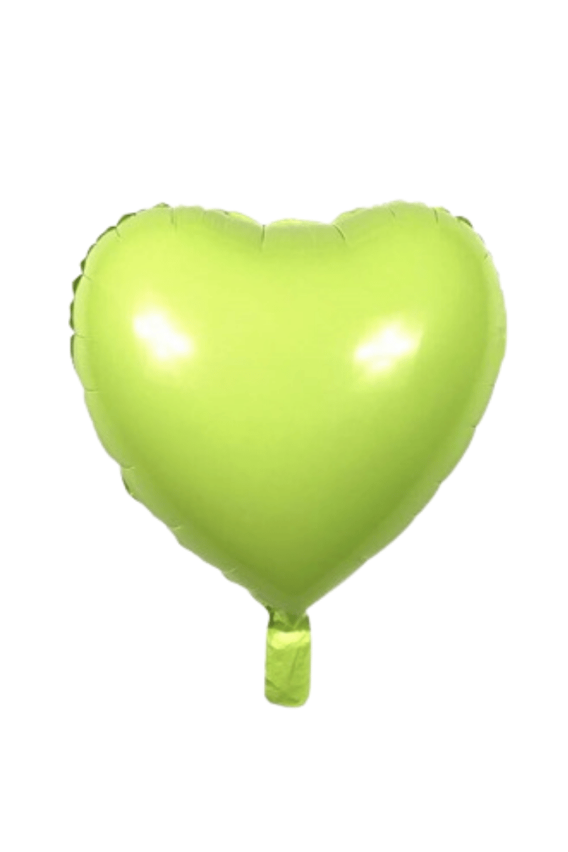 Açık Yeşil Kalp Folyo Balon
