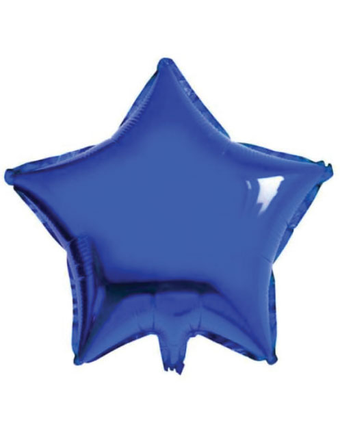 Lacivert Yıldız Folyo Balon