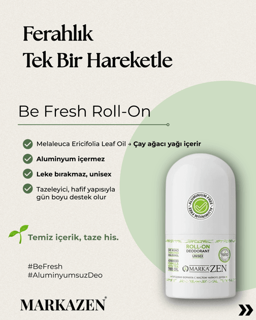 🌞 Markazen Be Fresh Roll-on Deodorant