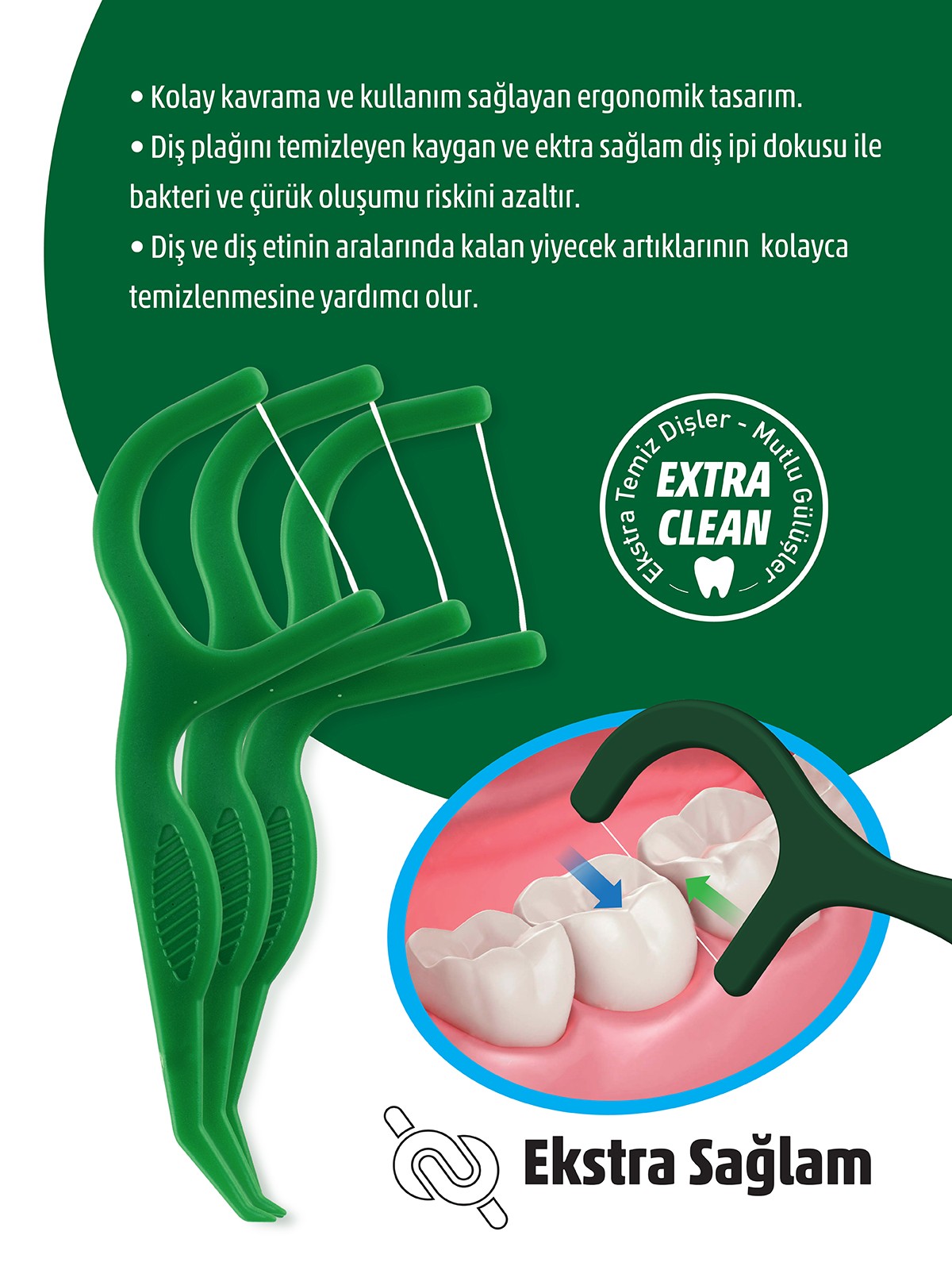 STRLEASY 6032 KÜRDANLI DİŞ İPİ 32'li