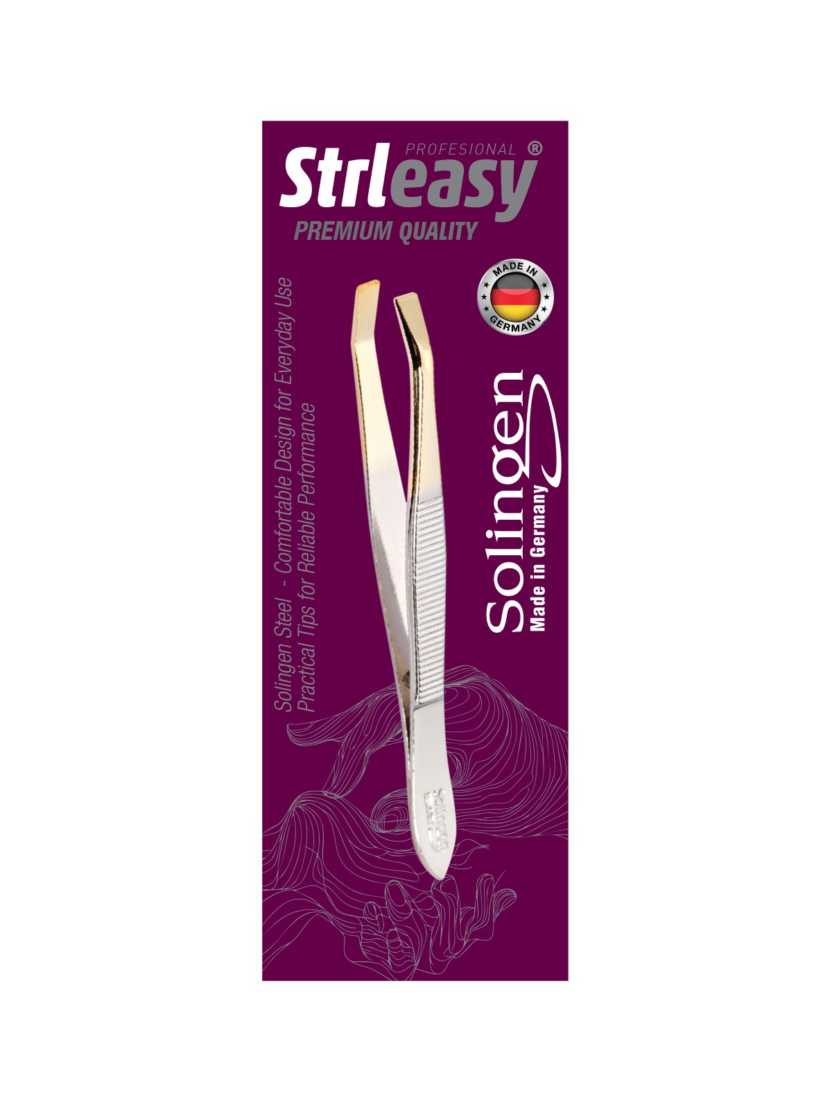 STRLEASY 6193 SOLINGEN ÇELİK CIMBIZ - DÜZ İNCE UÇ