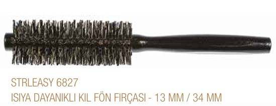 STRLEASY 6827 ISIYA DAYANIKLI KIL FÖN FIRÇASI - 13 mm/34 mm