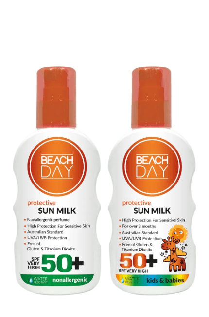 Beachday Non allergenic +50  ve Beachday kids & babies 2 li set