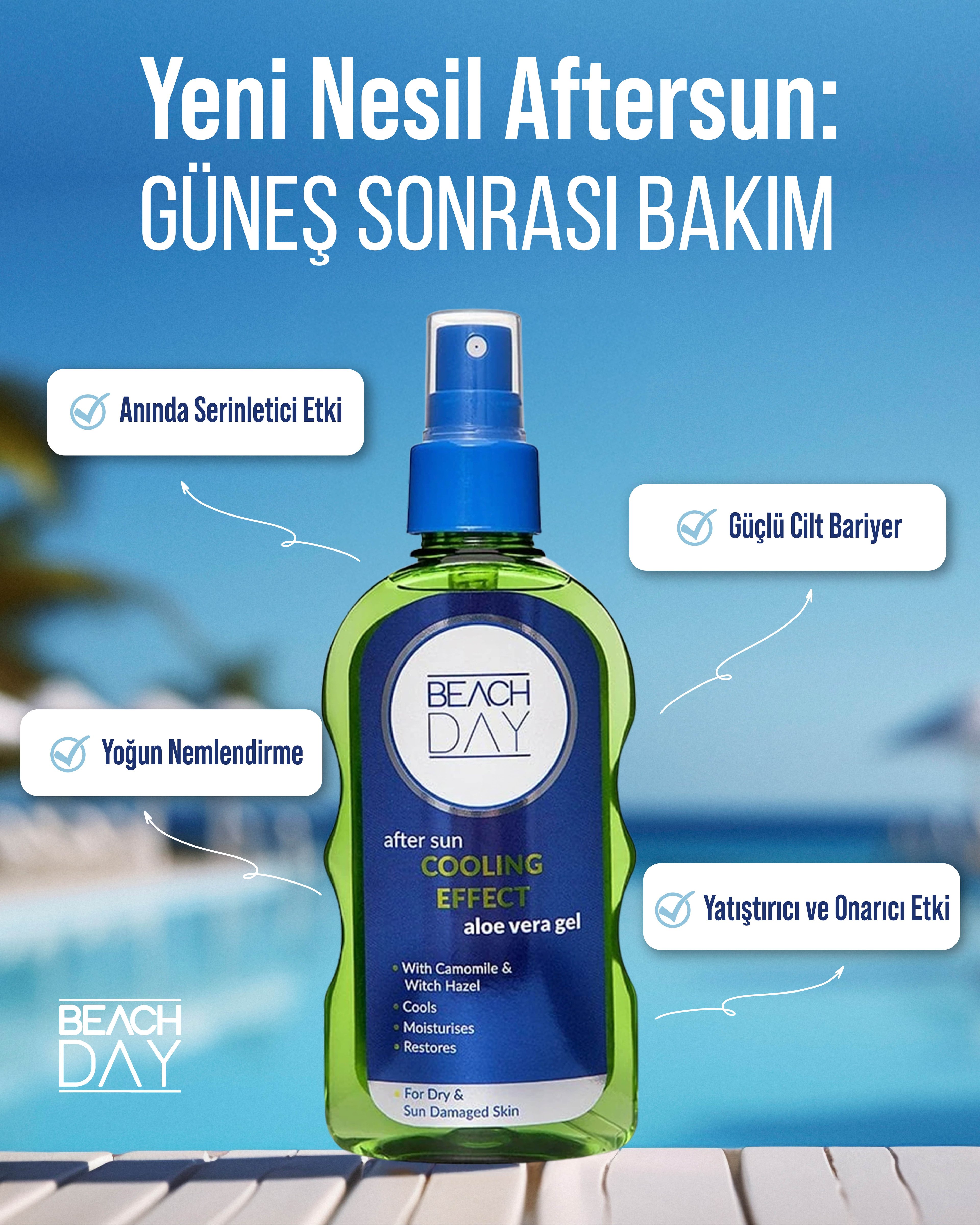 Serinletici Aloe Vera Vücut Jeli