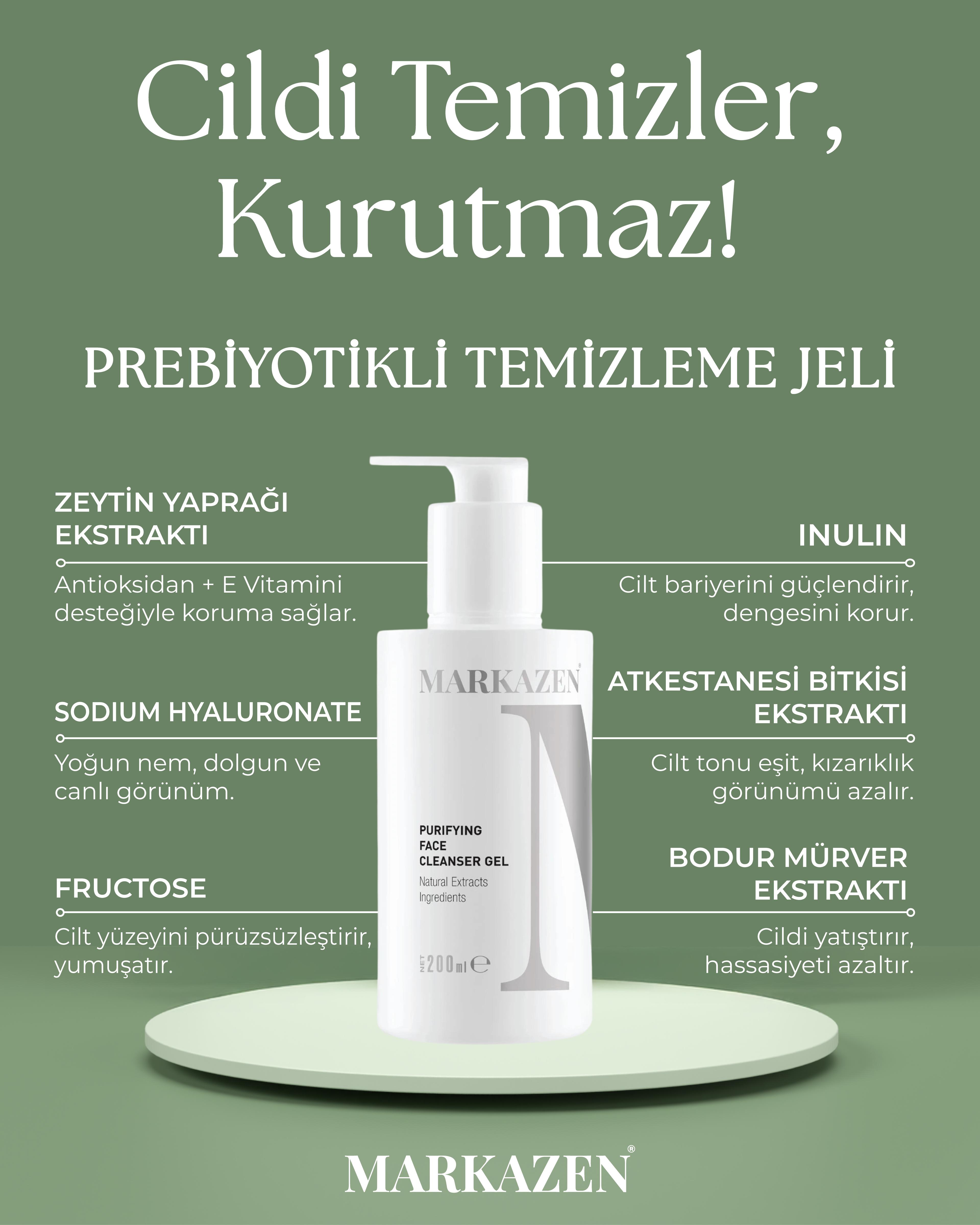 Markazen Prebiyotikli Temizleme Jeli
