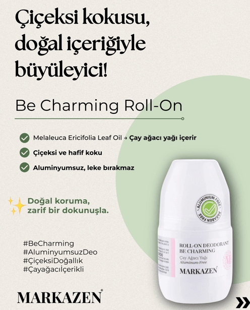 🌞 Markazen Be Charming Roll-on Deodorant
