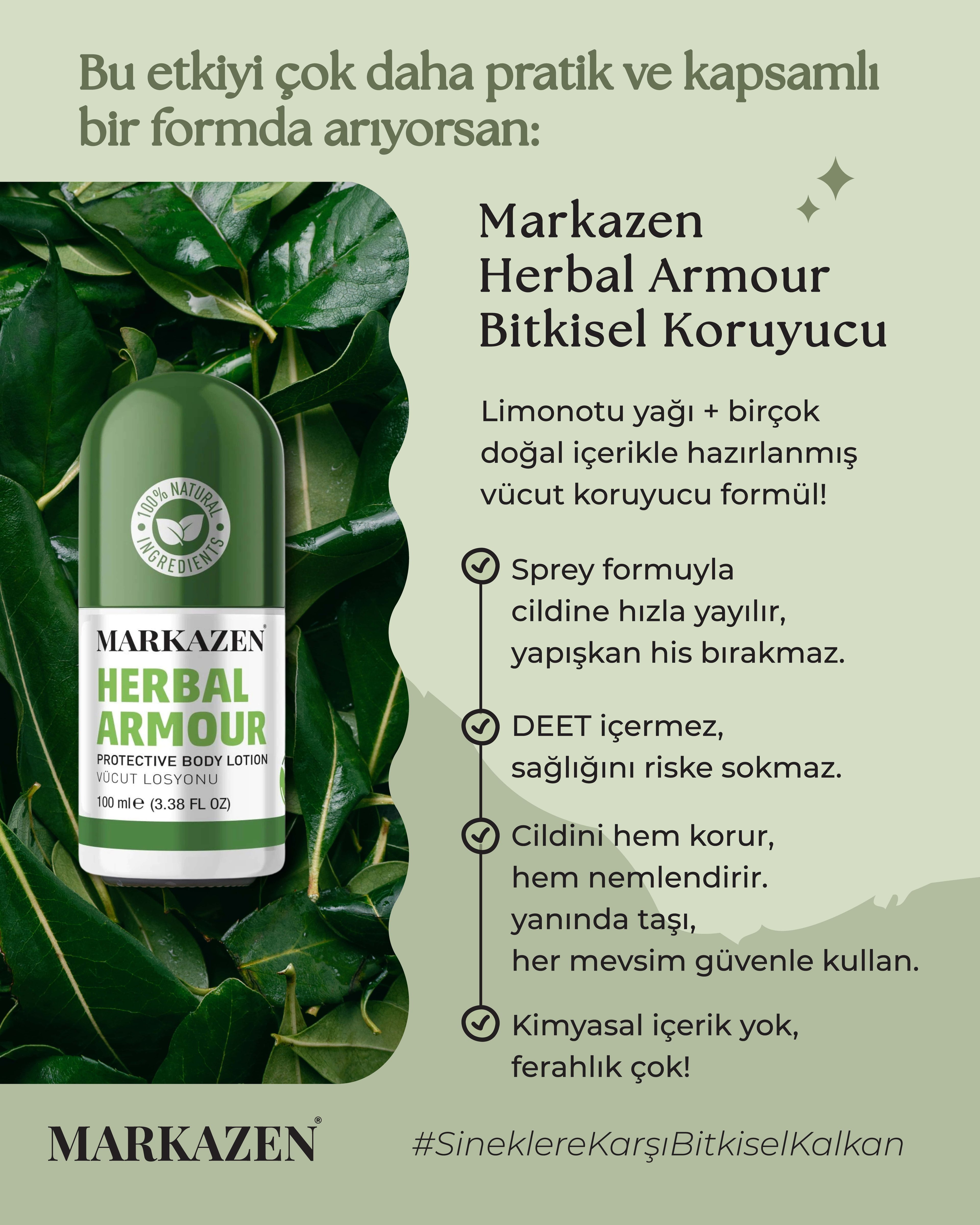 🌞 Markazen Bitkisel Vücut Koruyucu