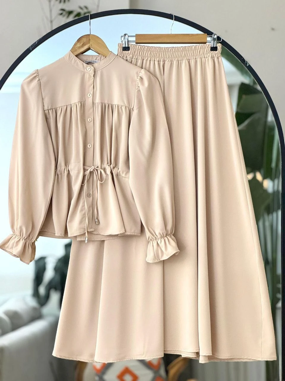 Dubai Kumaş Etekli Takım 