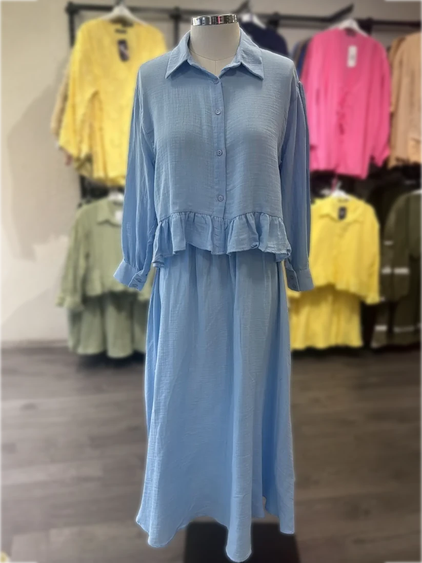 Müslin Etekli Takım