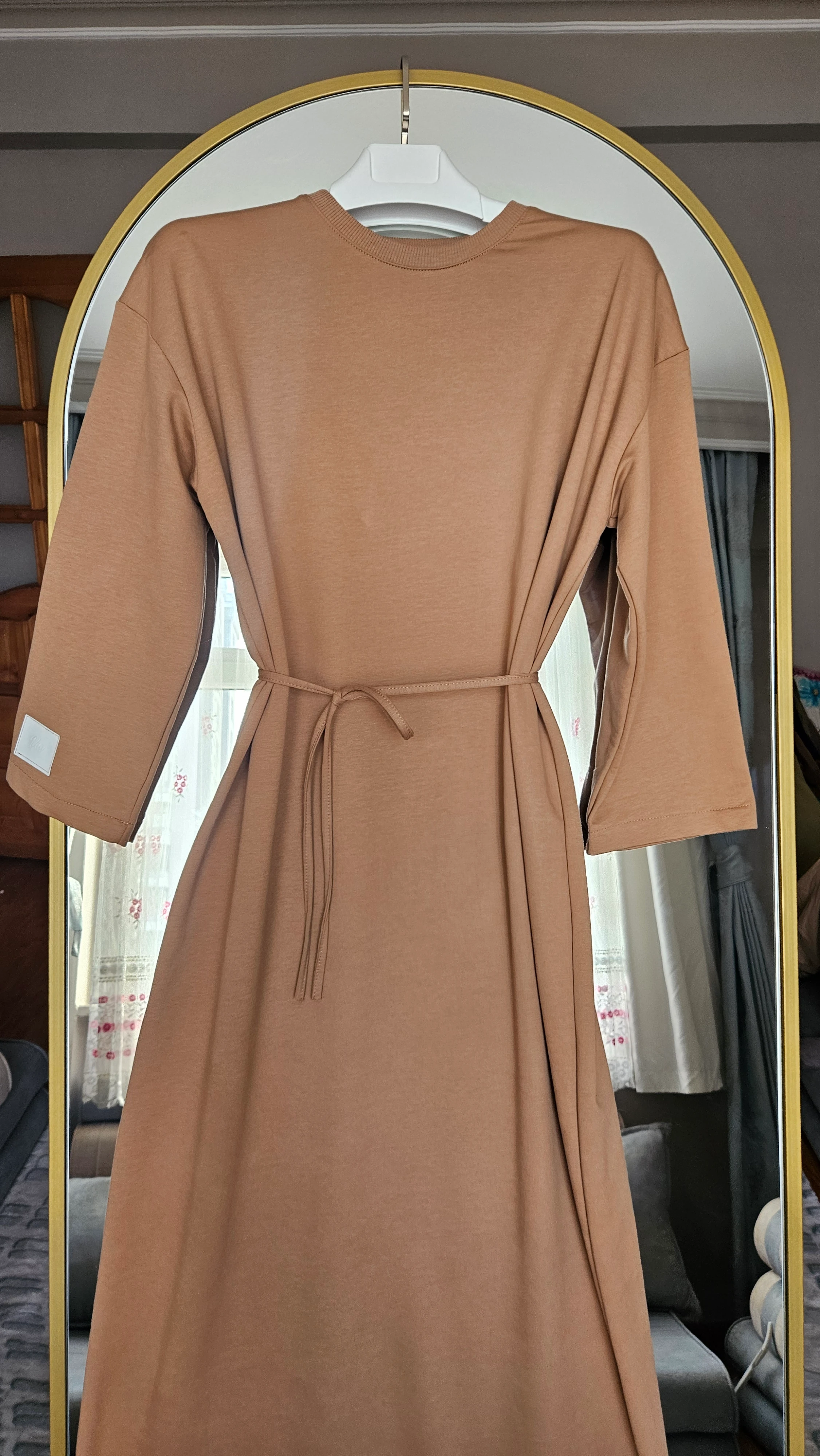 Arma Detaylı İki İplik Elbise