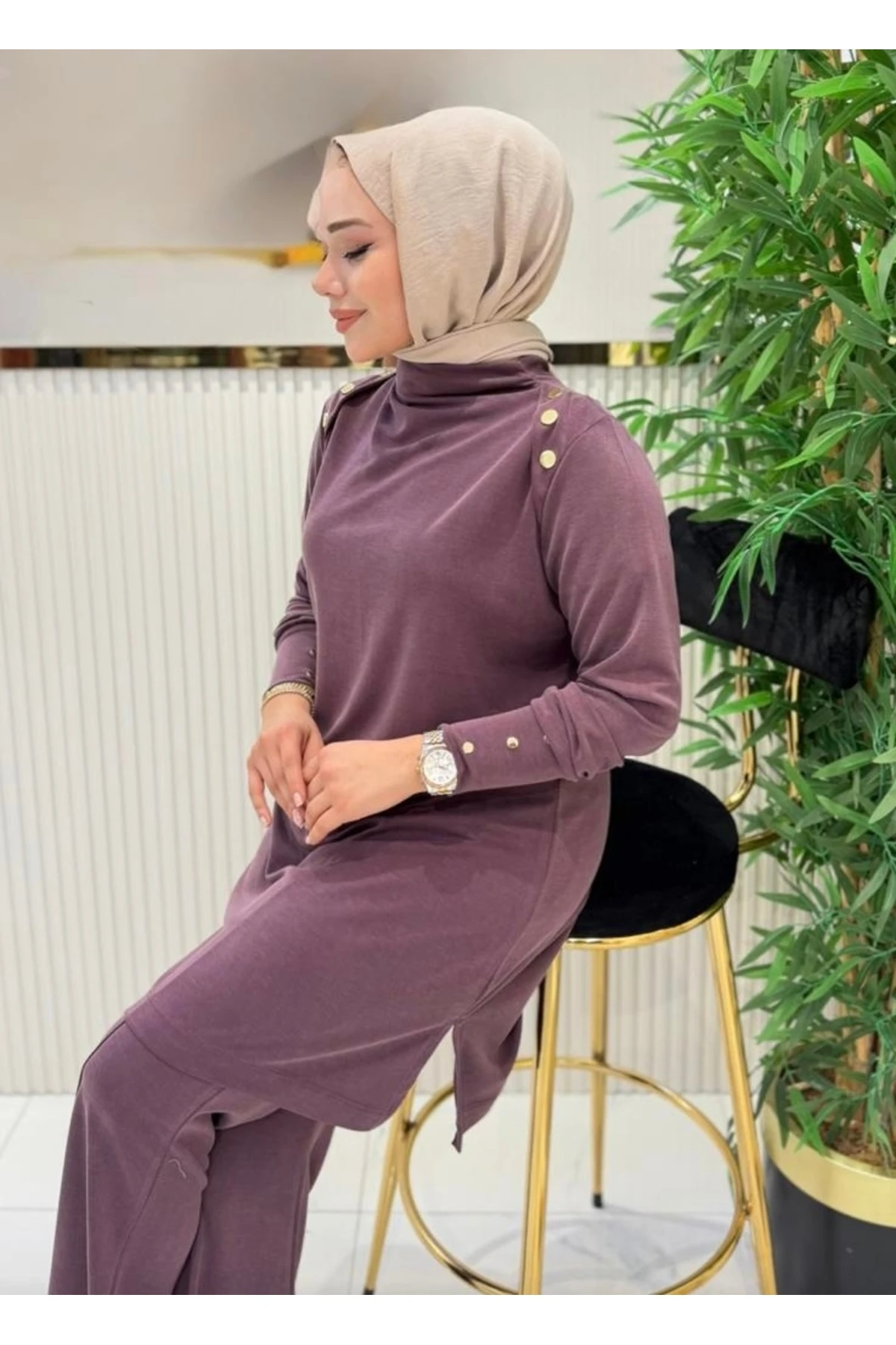 Emsabutik omuzu biyeli Alt üst Takım