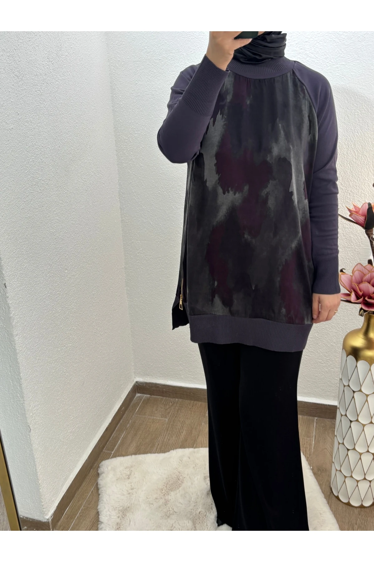 Emsabutik İpek Merserize Tunik