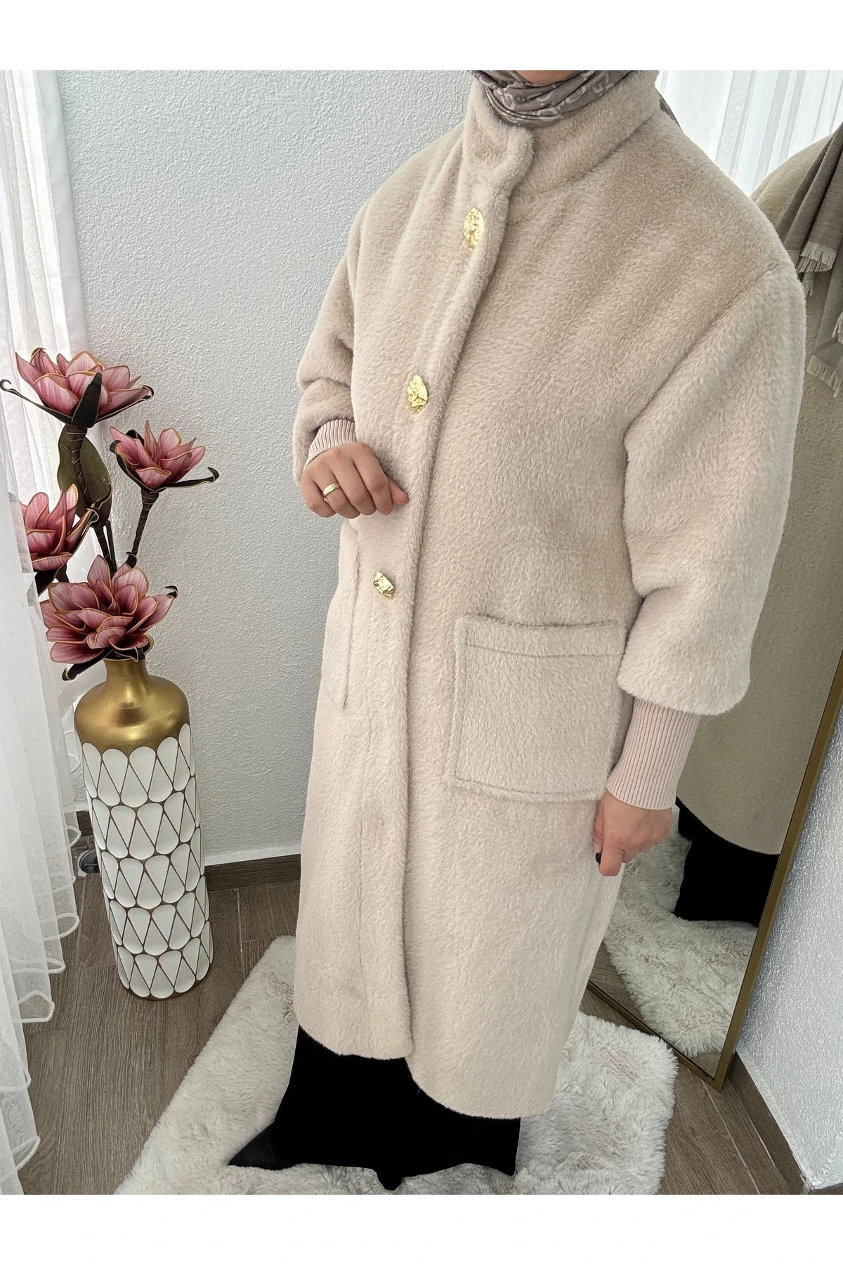 Emsabutik Taşrengi Angora Kaban