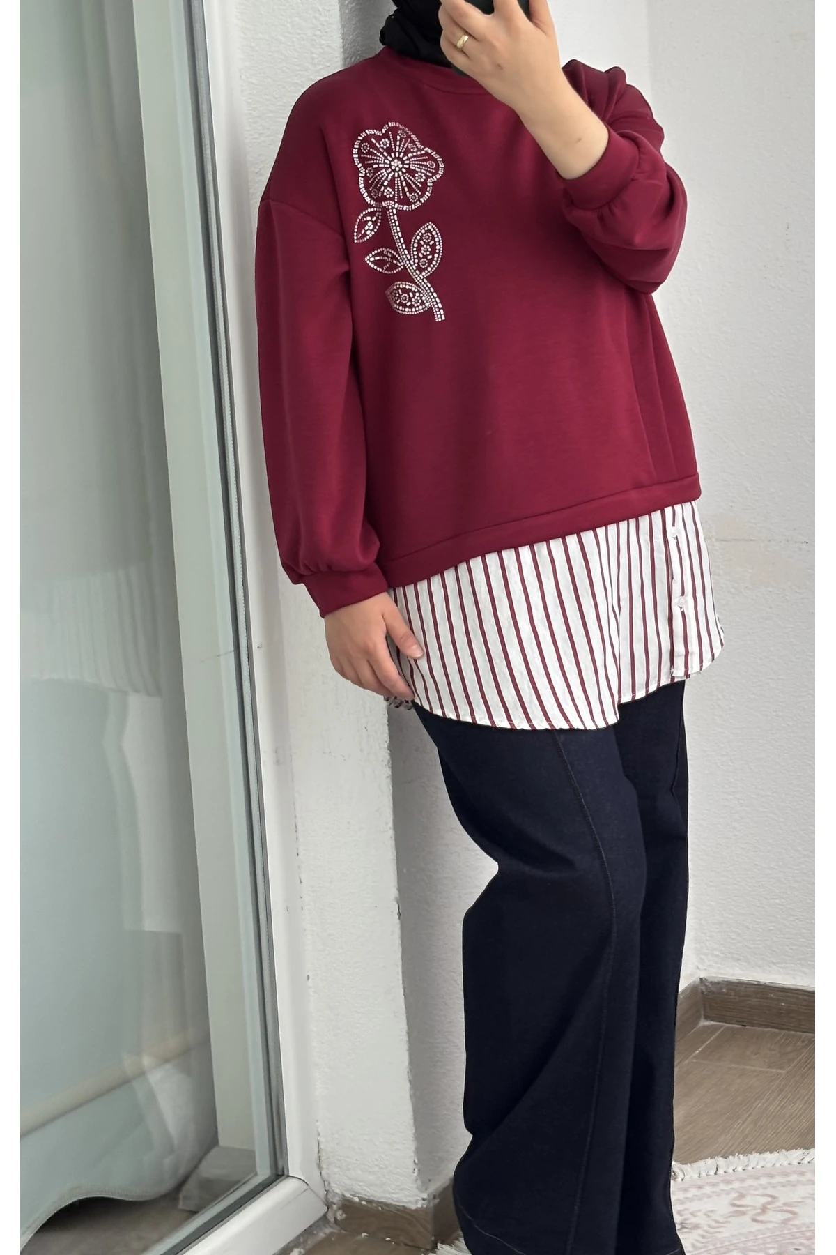 Çiçek Desenli Tunik