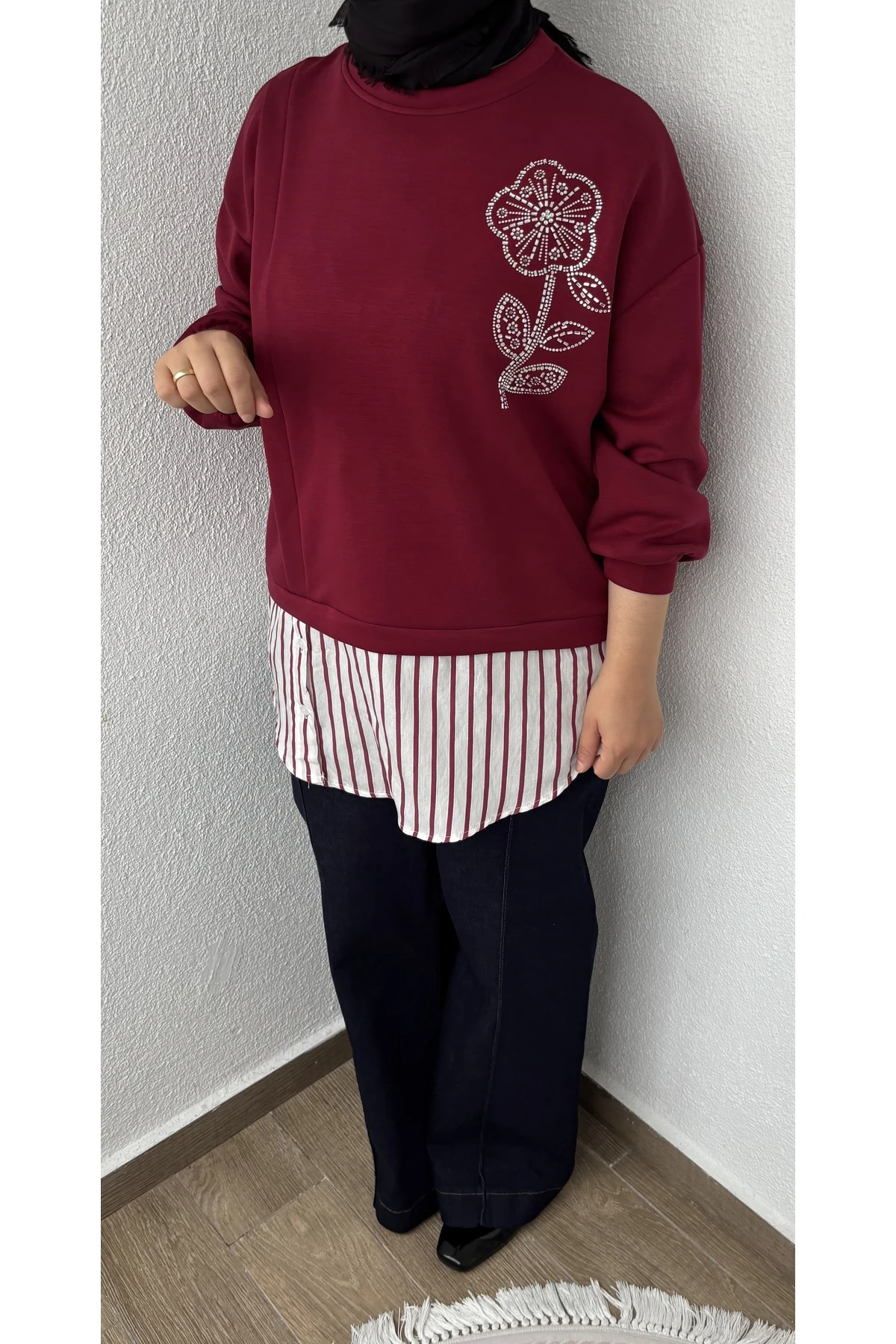 Çiçek Desenli Tunik