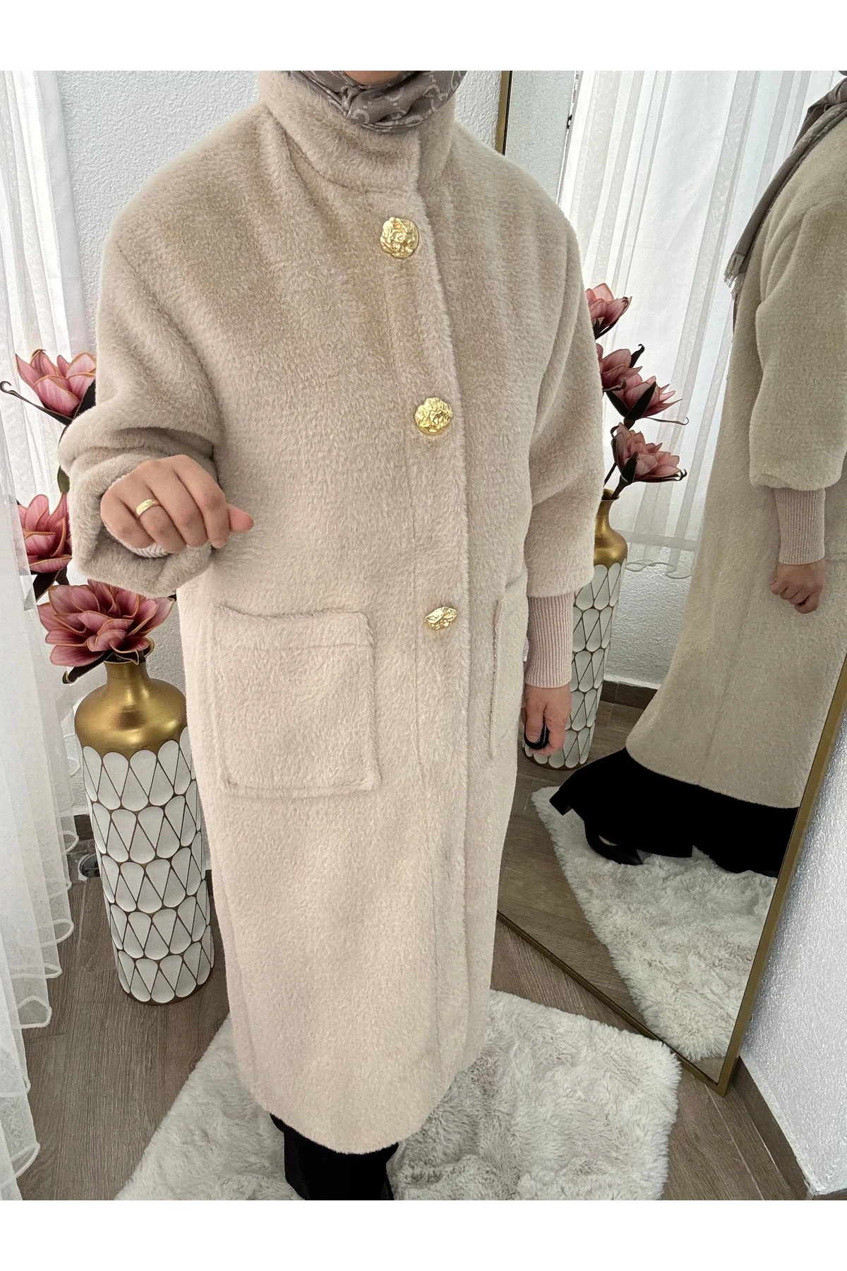 Emsabutik Taşrengi Angora Kaban