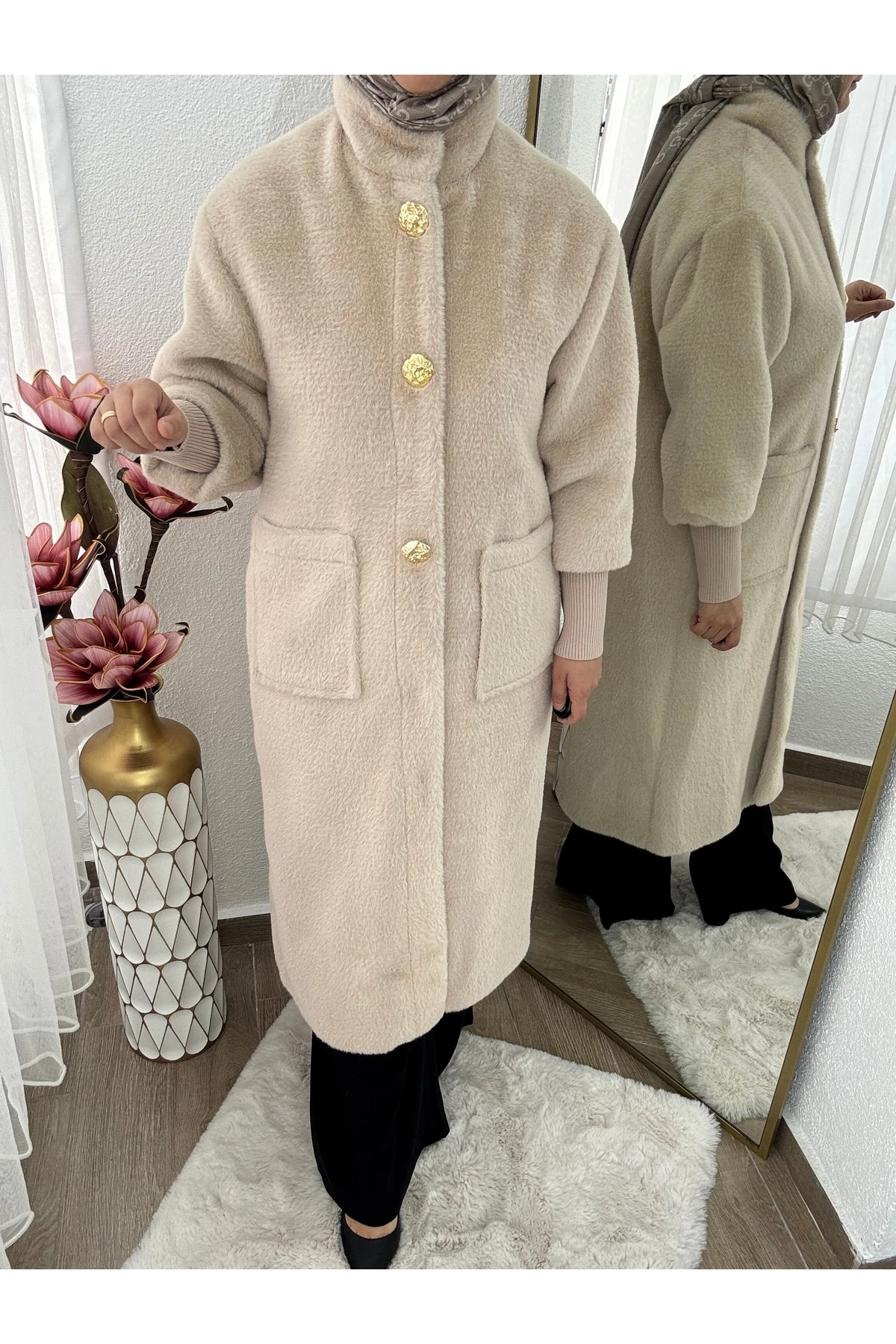 Emsabutik Taşrengi Angora Kaban