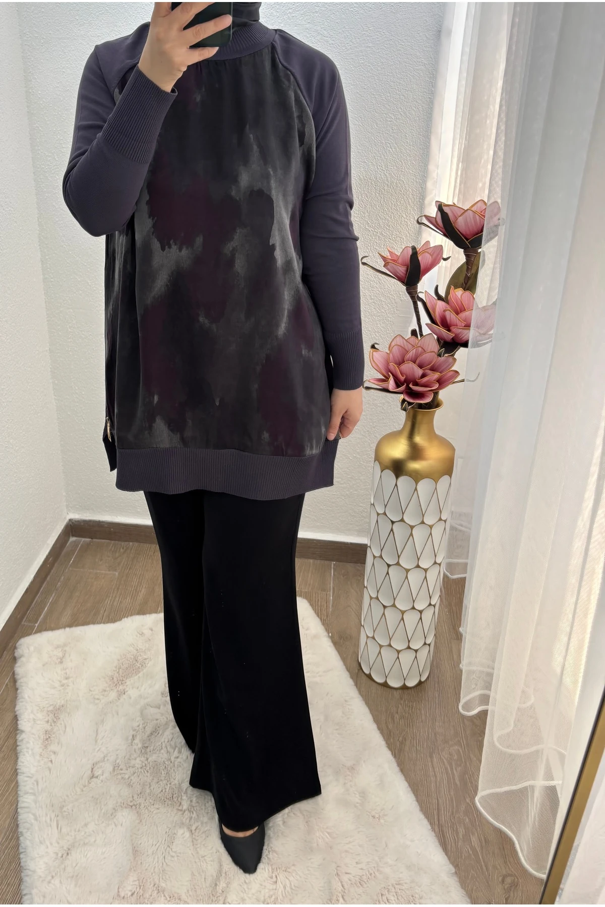 Emsabutik İpek Merserize Tunik