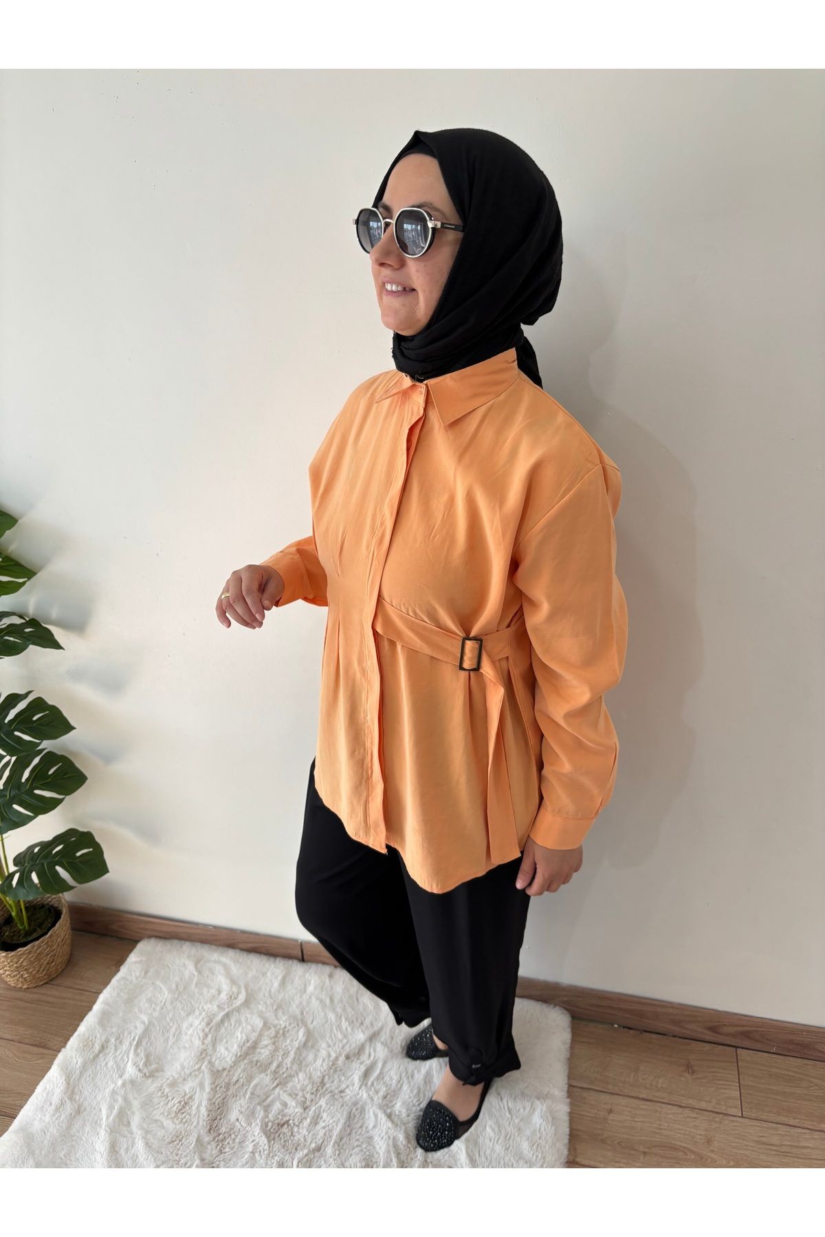 Emsabutik Turuncu Gömlek