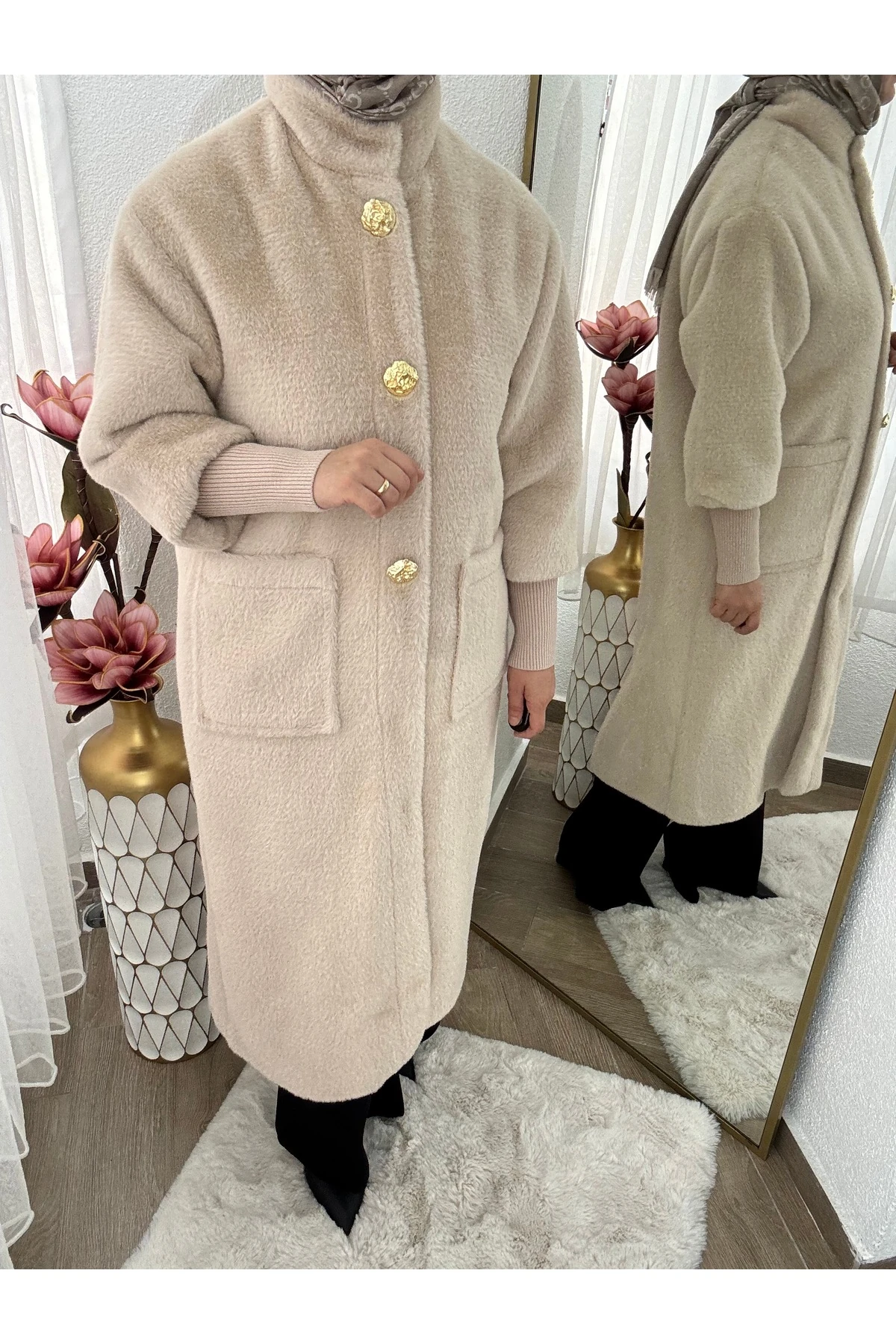 Emsabutik Taşrengi Angora Kaban