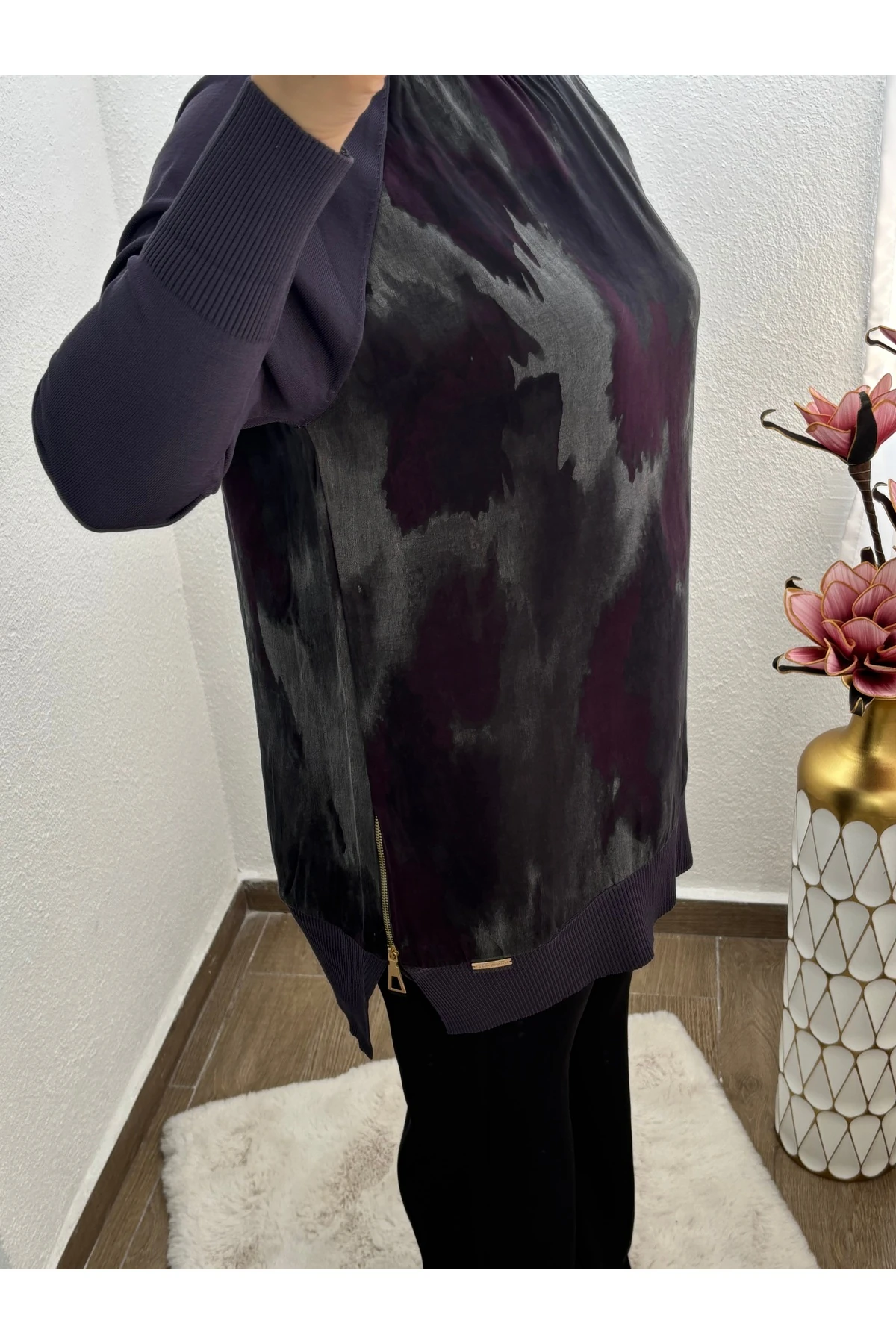 Emsabutik İpek Merserize Tunik