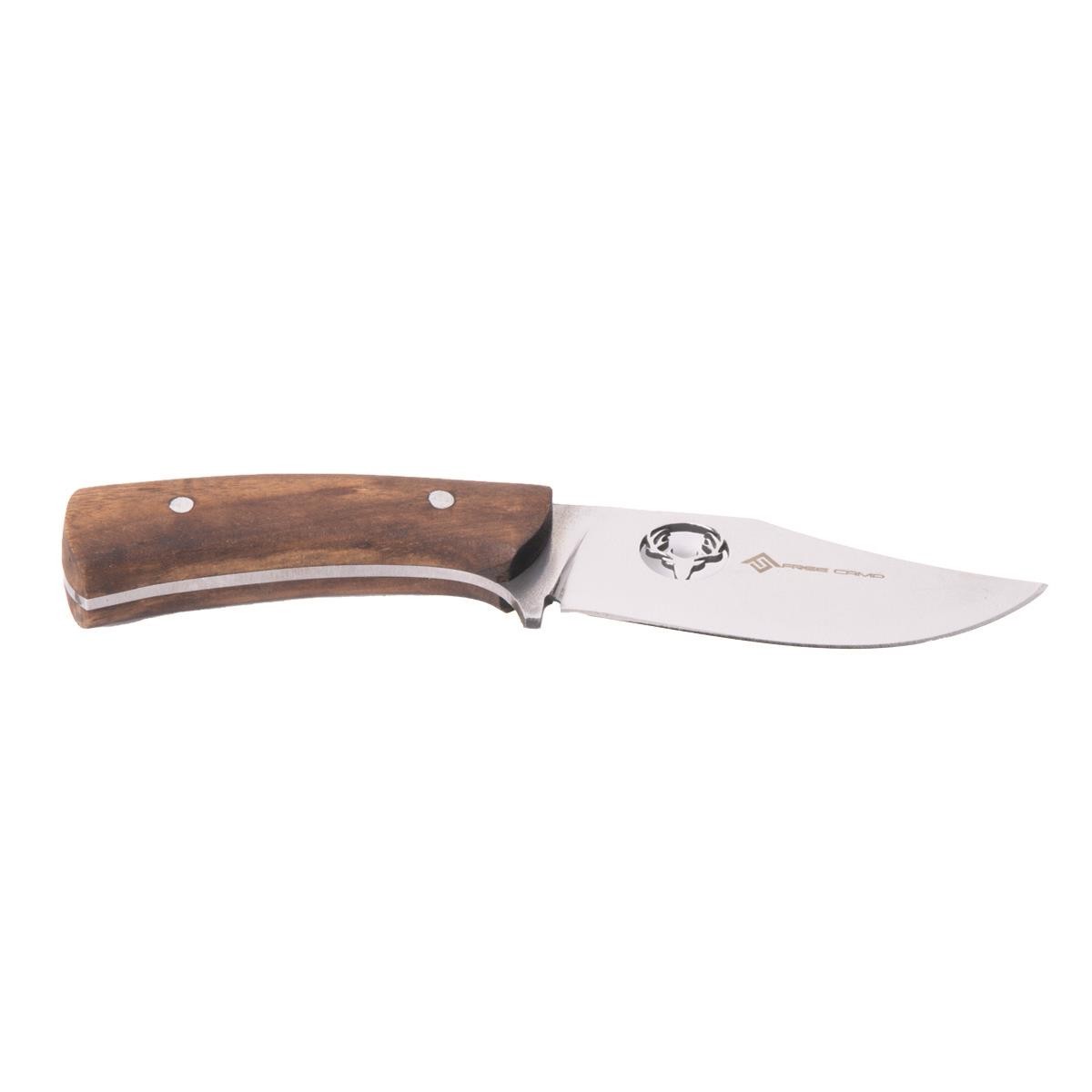 FreeCamp 4116 Geyik Baskılı Büyük Boy 12cm Av Bıçağı