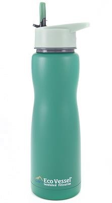 Eco Vessel Aqua Vessel Insulated Filtre Bottle Termos 0.75 Litre-YEŞİL