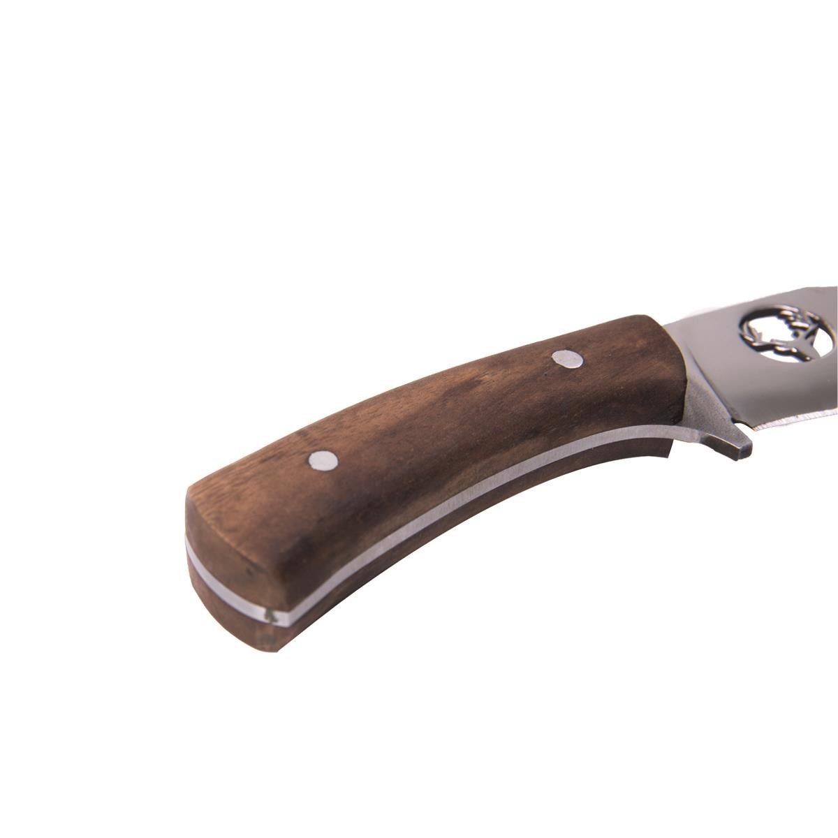 FreeCamp 4116 Geyik Baskılı Büyük Boy 12cm Av Bıçağı