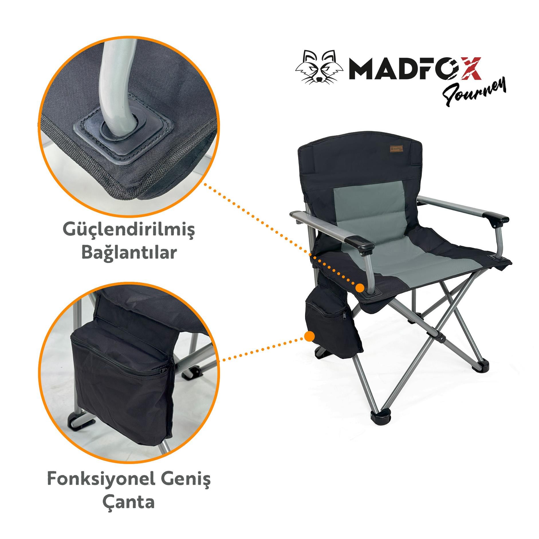 Madfox Journey Katlanır Kamp Sandalyesi