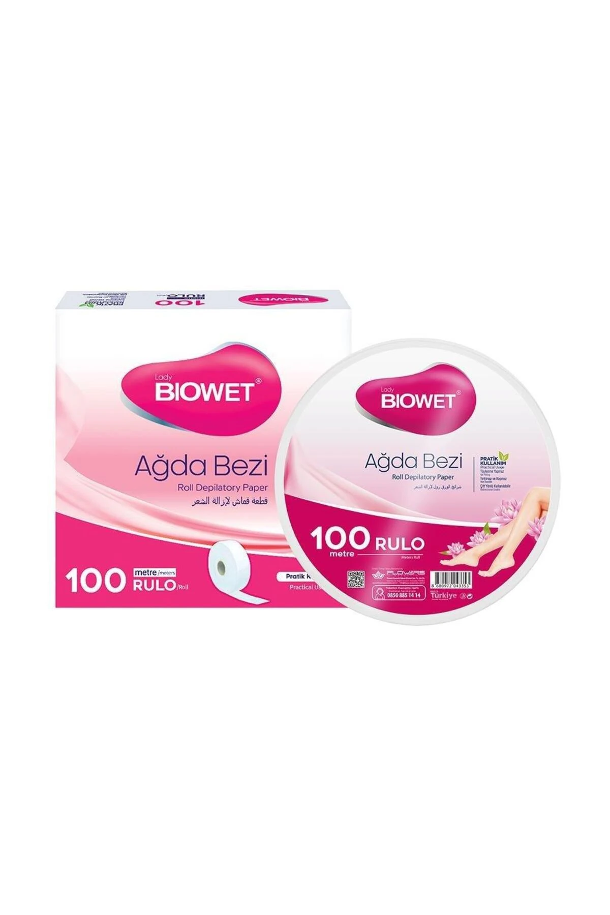 Biowet Ağda Bezi 100 Metre Rulo